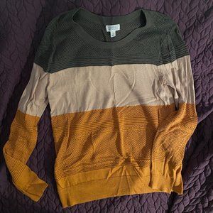 Market & Spruce Colorblock Women's Sweater